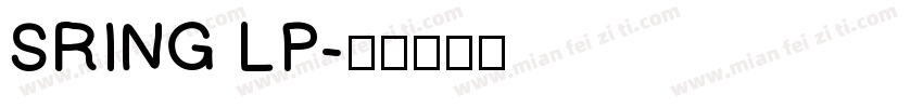 SRING LP字体转换
